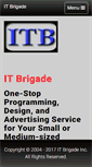 Mobile Screenshot of itbrigadeinc.com